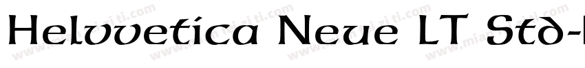 Helvvetica Neue LT Std字体转换